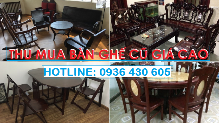 Dịch vụ thua mua bàn ghế cũ giá cao - Kho Hàng Thanh Lý