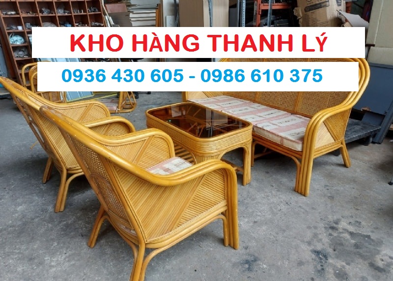 Thanh lý bàn ghế phòng khách cũ