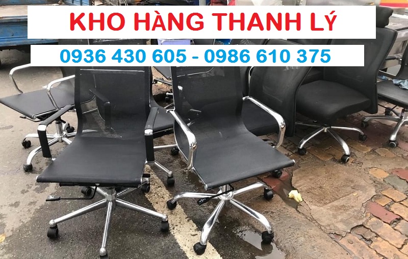 Thanh lý bàn ghế văn phòng cũ tại quận 5