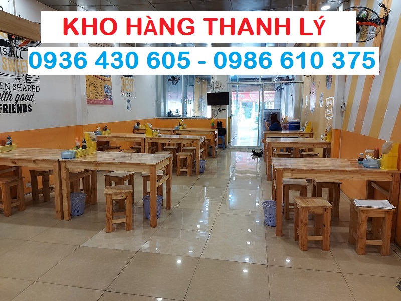 Thanh lý và thu mua bàn ghế cũ tại quận 9 uy tín, chuyên nghiệp