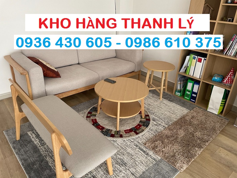 Thanh lý bàn ghế phòng khách cũ quận 10