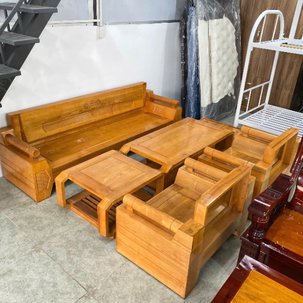 Bộ bàn ghế salon gỗ