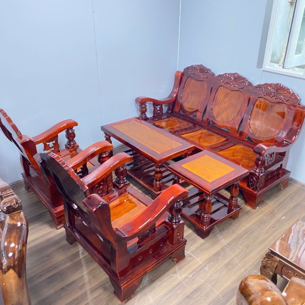 Bộ salon gỗ tràm cao cấp