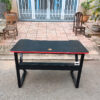 Bàn gaming 1m2 x 60 màu đen viền đỏ khung sắt mặt gỗ MDF phong cách thể thao